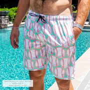 Baseball Swim Trunks - Coast To Coast