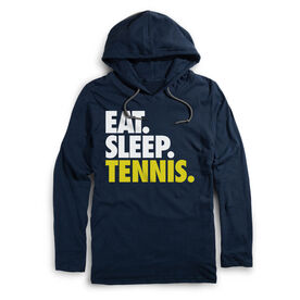 Men's Tennis Lightweight Hoodie - Eat Sleep Tennis