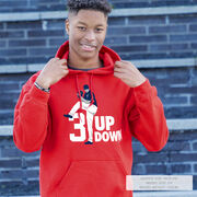 Baseball Hooded Sweatshirt - 3 Up 3 Down
