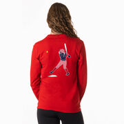 Softball Tshirt Long Sleeve - Softball Star (Back Design)