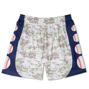 Baseball Beckett™ Shorts - Navy Digital Camo