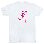 Lacrosse T-Shirt Short Sleeve Neon Lax Girl