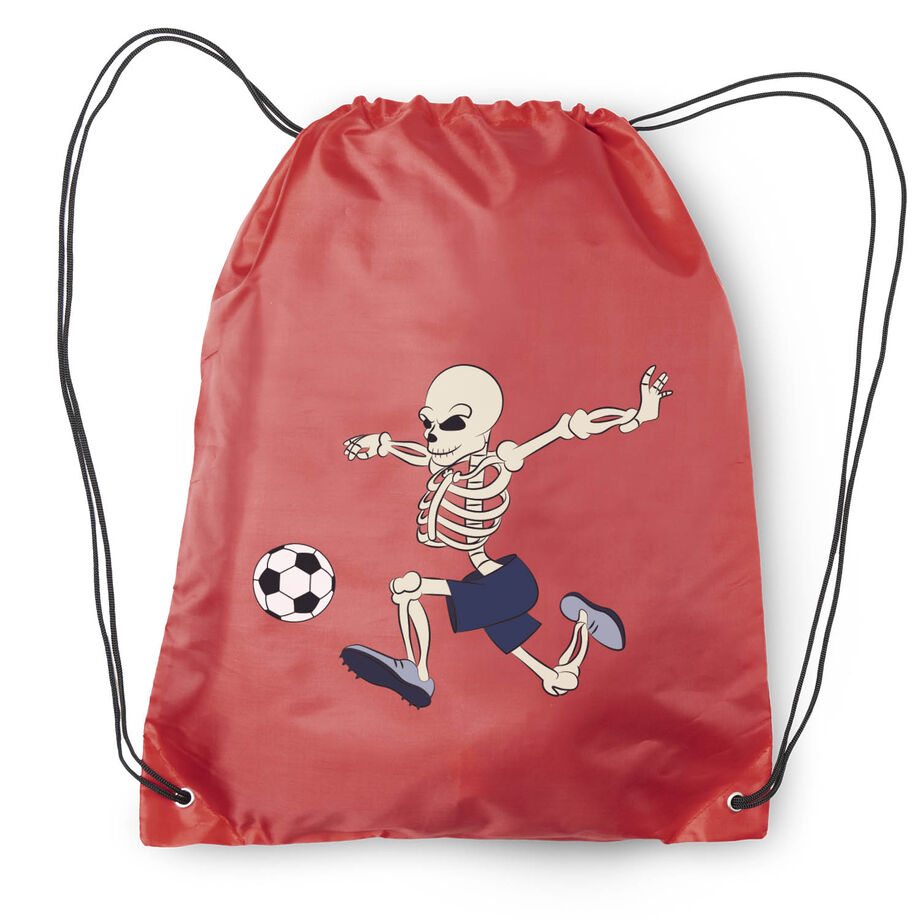 Soccer Drawstring Backpack - Skeleton Striker 