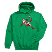 Soccer Hooded Sweatshirt - Soccer Santa