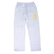 Softball Fleece Sweatpants - Crossed Softball Bats