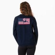 Soccer Crewneck Sweatshirt - Patriotic Soccer (Back Design)