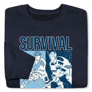 Hockey Crewneck Sweatshirt - Survival of the Fittest