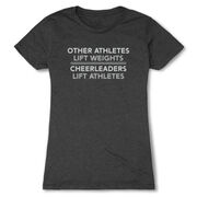 Cheerleading Women's Everyday Tee - Cheerleaders Lift Athletes