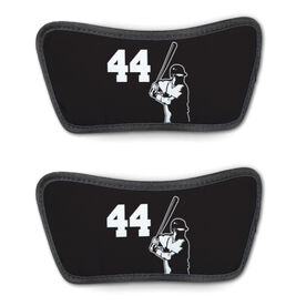 Baseball Repwell&reg; Sandal Straps - Batter with Number