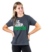 Soccer T-Shirt Short Sleeve Eat. Sleep. Soccer.