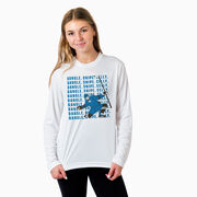 Hockey Long Sleeve Performance Tee - Dangle Snipe Celly Player