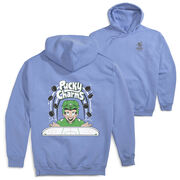 Hockey Hooded Sweatshirt - Pucky Charms (Back Design)