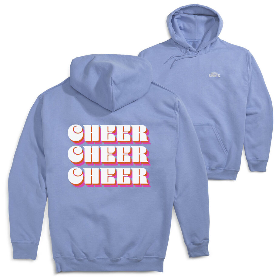 Cheerleading Hooded Sweatshirt - Retro Cheer (Back Design)