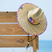 Hockey Straw Hat - USA