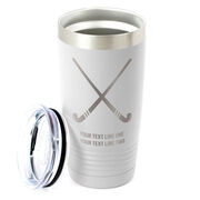 Field Hockey 20 oz. Double Insulated Tumbler - Crossed Sticks Icon