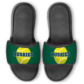 Tennis Repwell&reg; Slide Sandals - Tennis Ball With Text