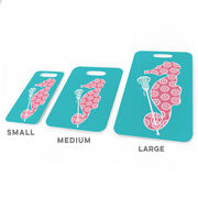 Girls Lacrosse Bag/Luggage Tag - Lax Seahorse