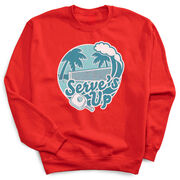 Pickleball Crewneck Sweatshirt - Serve's Up