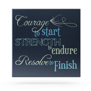 Motivational Canvas Wall Art - Courage To Start