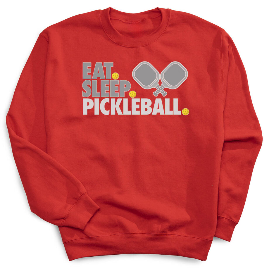 Pickleball Crewneck Sweatshirt - Eat. Sleep. Pickleball