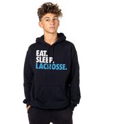 Lacrosse Hooded Sweatshirt - Eat. Sleep. Lacrosse.