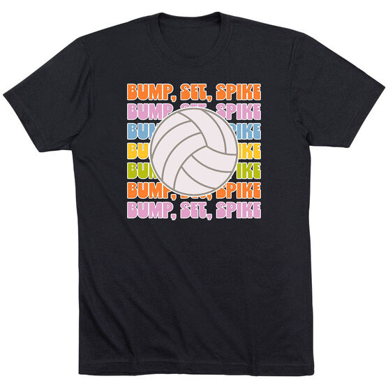 Volleyball Short Sleeve T-Shirt - Bump, Set, Spike