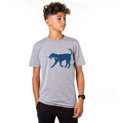 Hockey Tshirt Short Sleeve Rocky The Hockey Dog