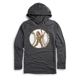 Baseball Lightweight Hoodie - Baseball Bigfoot