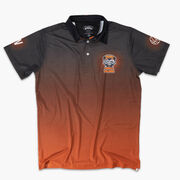 Custom Team Short Sleeve Polo Shirt - Basketball Gradient