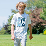 Hockey Short Sleeve Performance Tee - Survival of the Fittest