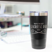 Guys Lacrosse 20oz. Double Insulated Tumbler - You're The Best Dad Ever