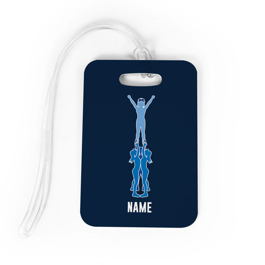 Cheerleading Bag/Luggage Tag - Cheer Stunt