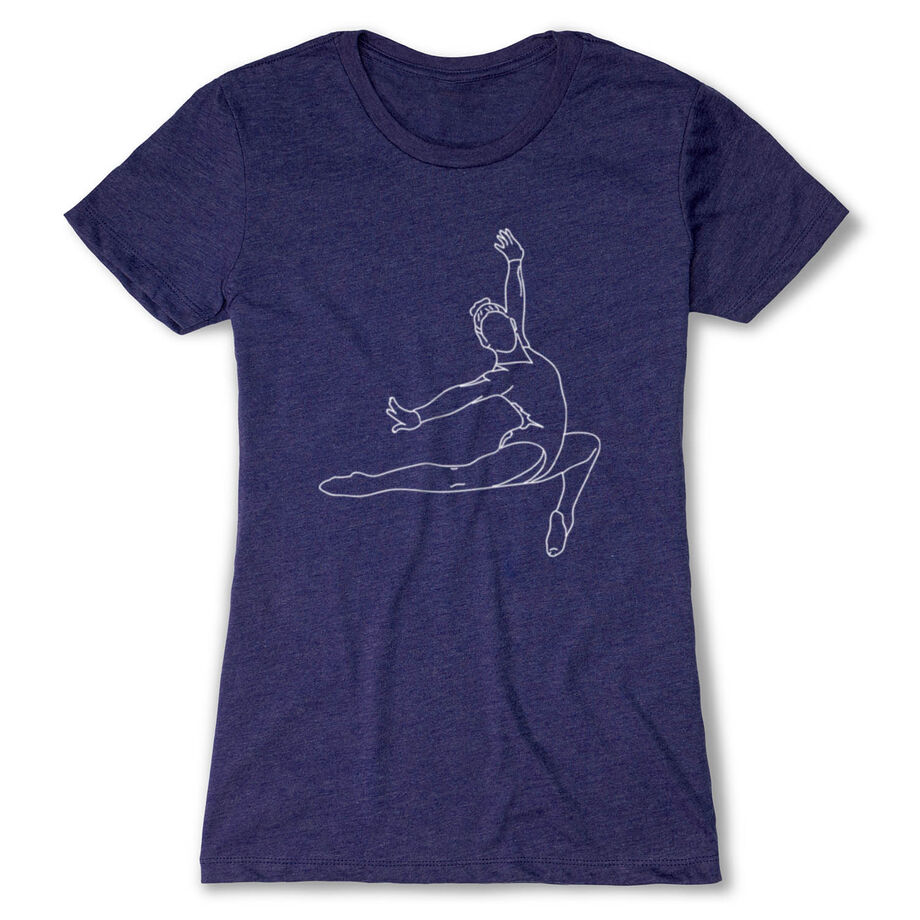 Gymnastics Women's Everyday Tee - Gymnast Sketch