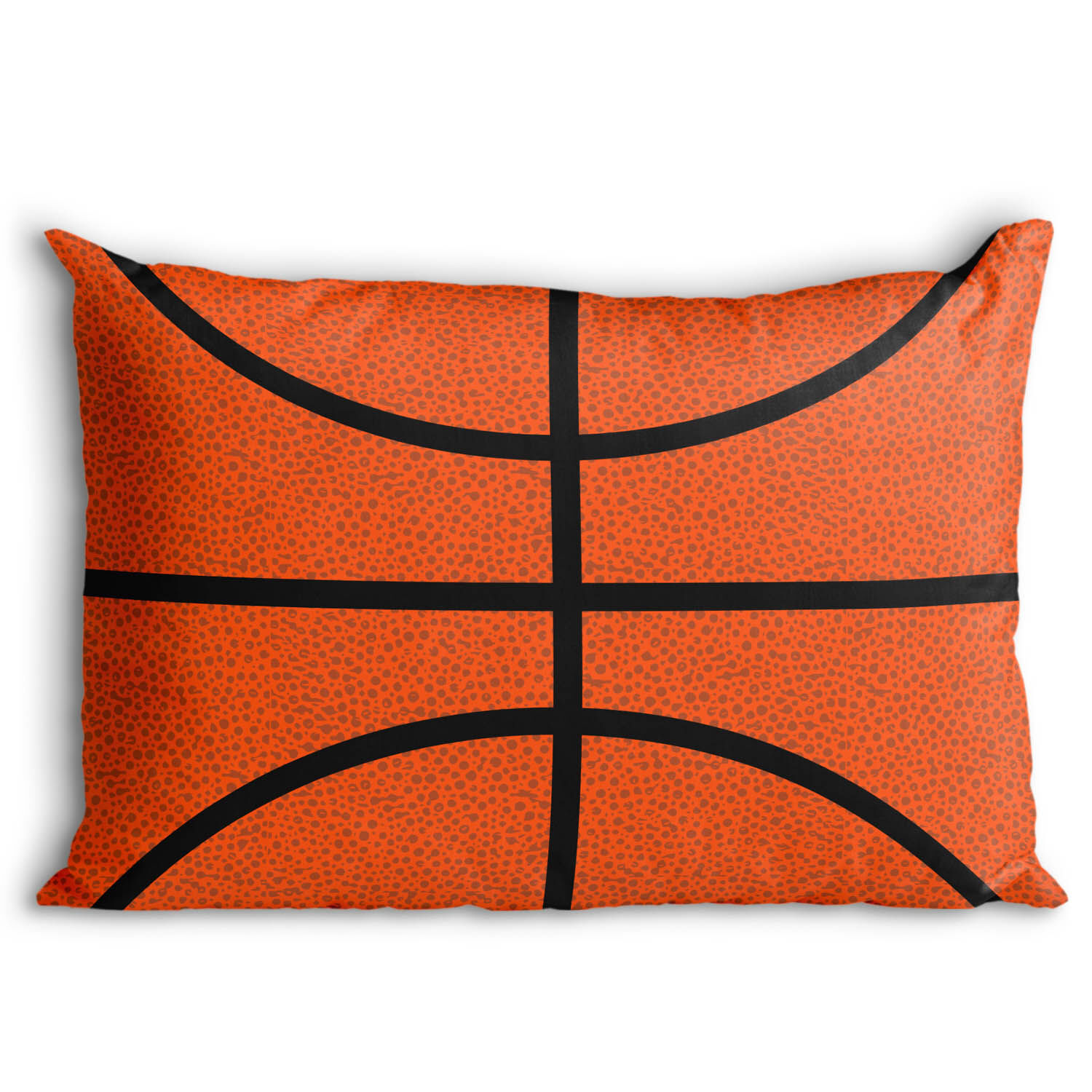 Basketball Pillowcase Texture Basketball Room Decor Pillowcase for Basketball Player Decorative Basketball Pillowcase ChalkTalkSPORTS