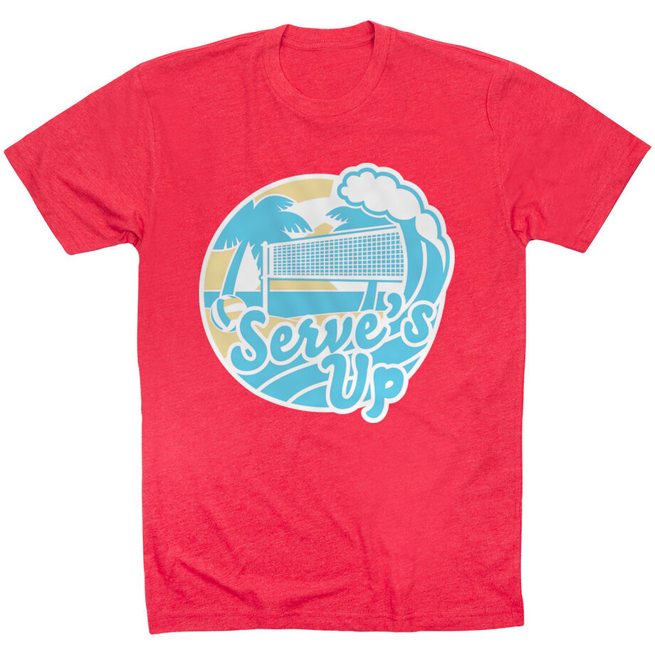 Volleyball Short Sleeve T-Shirt - Serve's Up
