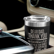 Baseball 20 oz. Double Insulated Tumbler - Dear Dad