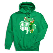 Baseball Hooded Sweatshirt - Feelin' Lucky Baseball