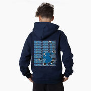 Hockey Hooded Sweatshirt - Dangle Snipe Celly Player (Back Design)