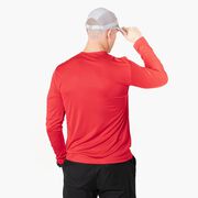 Men's Running Long Sleeve Performance Tee - Will Run For Beer