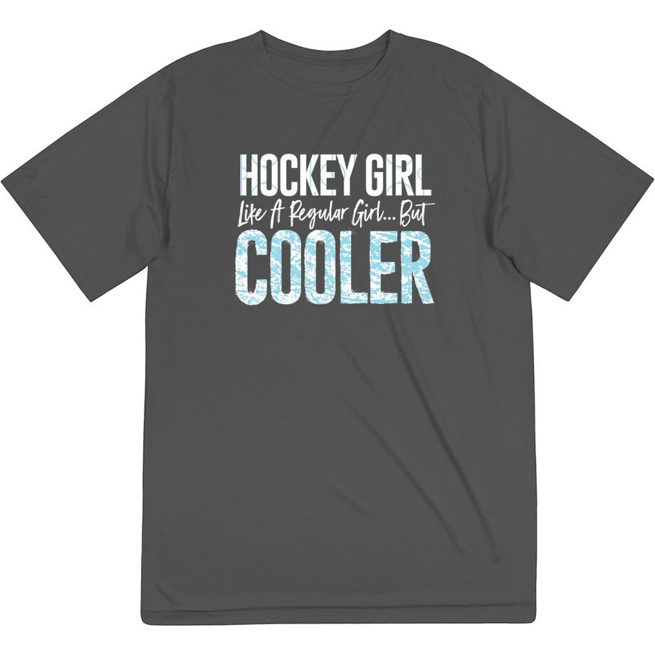 Hockey Short Sleeve Performance Tee - Hockey Girls Are Cooler