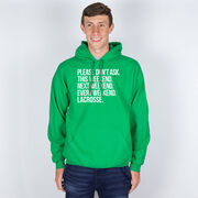 Lacrosse Hooded Sweatshirt - All Weekend Lacrosse
