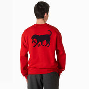 Soccer Crewneck Sweatshirt - Spot The Soccer Dog (Back Design)