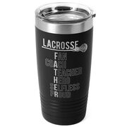 Girls Lacrosse 20 oz. Double Insulated Tumbler - Girls Lacrosse Father Words