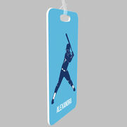 Softball Bag/Luggage Tag - Personalized Softball Batter