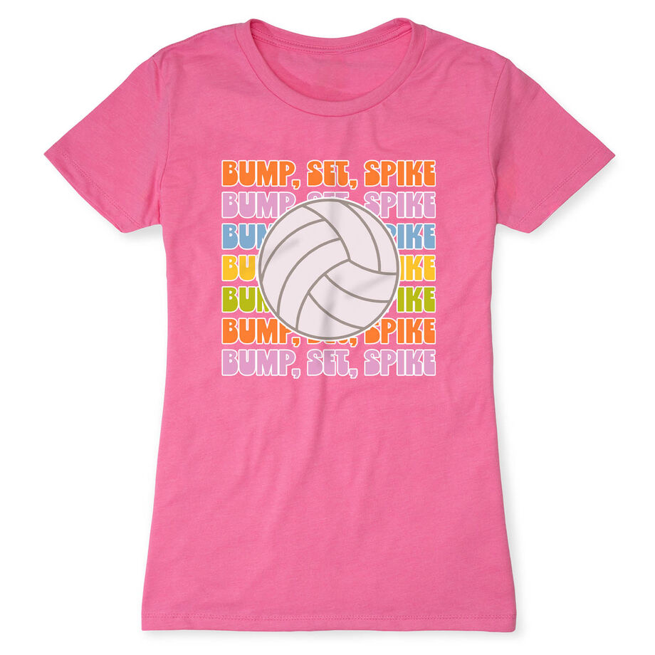 Volleyball Women's Everyday Tee - Bump, Set, Spike