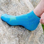 RunTechnology&reg; Performance Socks (Blue)