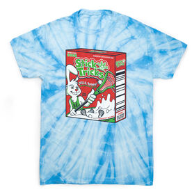 Guys Lacrosse Short Sleeve T-Shirt - Stick Tricks Tie Dye