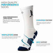 Baseball Woven Mid-Calf Socks - Batter