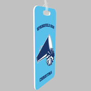 Cheerleading Bag/Luggage Tag - Personalized Cheer Team Pom Pom & Megaphone