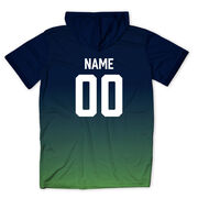 Lacrosse Lightweight Short Sleeve ShieldDri Hoodie - Norwalk - Gradient